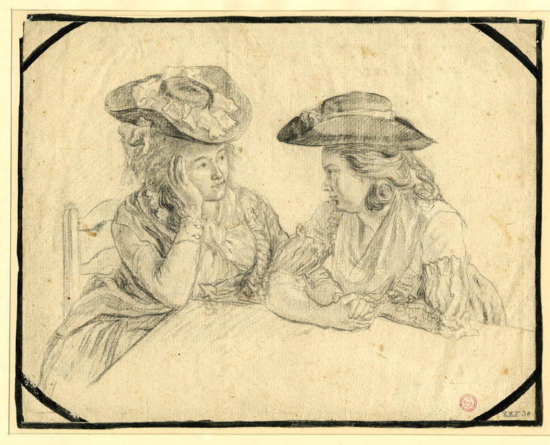 PORTRAITS DE MME ET DE MLLE M.DE STRASBOURG